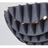 Lampe suspendue LED moderne nordique en feutre PET blanc chaud, hauteur réglable, recyclable, acoustique, pour intérieur, maison, bureau, CRI