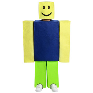 Disfraz de Cosplay para Niños de Roblox, Disfraz de Block Man para Fiestas y Actuaciones, Estilo Minion Sonriente Rojo, Verano 2026 - Product Image 3