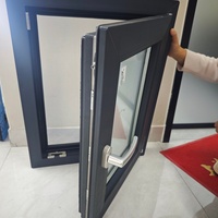 Ventanas Corredizas de Aleación de Aluminio Modernas a Precio de Fábrica, Rotura de Puente Térmico, Acero Inoxidable, Tamaños Personalizados para Proyectos de Balcones y Villas