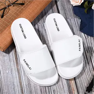 Designer Adjustable Upper Womens Mens Beach Sandal Custom 3D Print Velcroe Slides PVC Slippers Custom With Logo Unisex Men Women