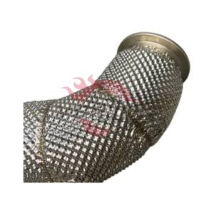 Vortex McLaren GT GTS 4.0T Downpipe d'échappement 2019-2023 Haute Performance Acier Inoxydable 1.5mm Poli Miroir Performance - Product Image 4