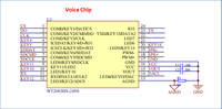 El chip MP3 de 2/2 pulgadas admite SPI-Flash como memoria de almacenamiento.