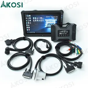 Alat diagnostik DOIP mobil dan truk, siap digunakan Tablet F110 + 2024 Super MB Pro M6 MB STAR C6 pemrograman