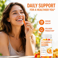 Gummies de Vitamine C Personnalisées à Faible Teneur en Sucre pour Adultes et Adolescents : Formule Avancée Efficace, Saine et de Haute Qualité pour Booster les Performances