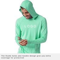 Camisa de Pesca de Manga Larga con Protección Solar para Hombre, Camisetas de Pesca UPF50+ con Bolsillo