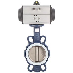 Actuador Neumático de Doble Acción de Acero Inoxidable con Revestimiento de PTFE de 6 Pulgadas, SONGO DN150 PN16 - Product Image 1