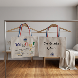 Custom Organic Cotton Canvas Tote <b>Bag</b> with <b>Drawstring</b> – <b>Large</b> Capacity Foldable Reusable Shopping & Grocery Carry <b>Bag</b> - Product Image 4