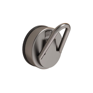 Suction Cup <b>Hook</b> Round Polished Wall Mounted Punch Free Adhesive <b>Bathroom</b> Towel <b>Hook</b> - Product Image 5