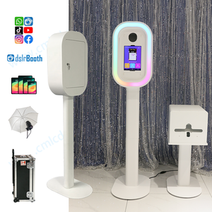 Salsa <span class=keywords><strong>iPad</strong></span> Photo Booth Machine Diseño elíptico Cámara Dslr Photo Booth Se configura en segundos Almacén Resistente Otros suministros para fiestas - Product Image 1