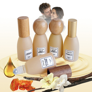Perfume Personalizado para Mujer, 12 ml, Larga Duración, Aroma Original <span class=keywords><strong>a</strong></span> Crema de Vainilla y Almizcle, Fragancia Encantadora en Roll-on, Aceite Perfumado - Product Image 1