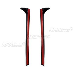 2Pcs Gloss Black Car Rear Window Side Spoiler Wing <b>Splitter</b> for Volkswagen Polo MK5 2011-2017 Car Accessories - Product Image 2