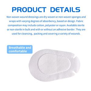 Parches Oculares Adhesivos No Tejidos Médico-Quirúrgicos con Certificación CE, Desinfectantes con Infrarrojos Lejanos, 80x58mm/95x65mm - Product Image 3