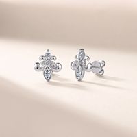 S925 Sterling zilveren oorsieraden met fruitdesign, unisex, met moissanite, geschikt als cadeau voor diverse gelegenheden