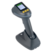 Lector de Códigos de Barras Inalámbrico Industrial Xkancode de 2.4GHz BT con Pantalla de 1.77 Pulgadas, Escáner de Códigos QR 2D