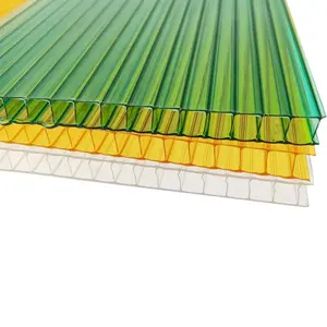 0.3mm Multiwall Polycarbonate Sheet Suppliers Greenhouse Roofing Sun Sheet Plastic Solid Clear Polycarbonate Hollow Panel Price