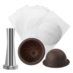 <span class=keywords><strong>Capsules</strong></span> de filtre à café <span class=keywords><strong>Vertuo</strong></span> jetables rechargeable, pièces, avec couvercle en Film aluminium auto-adhésif - Product Image 2