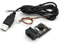 GM65 1D 2D Barcode Reading Board CMOS QR Code Scanner Module USB URAT 617nm 6500K DIY Electronic Kit with Cable Connector