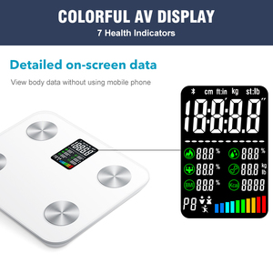 OEM 파란 이 와이파이 가구 몸 구성 가장 큰 패자 뚱뚱한 무게 가늠자 전기 체중 가늠자 - Product Image 3