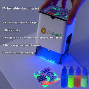 <span class=keywords><strong>Tinta</strong></span> de Sello UV Reactiva a la Luz <span class=keywords><strong>Negra</strong></span> de Fuerte Adhesión GDLEGEND con Aceite de Sello Invisible Activado por UV a Prueba de Manchas para Plástico/Metal - Product Image 6