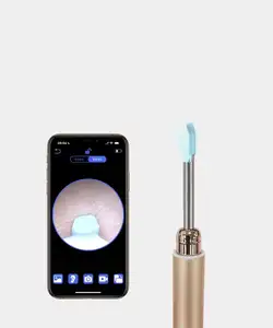 Kamera ile yeni şarj edilebilir kulak temizleyici görsel Earpick WiFi kamera otoskop silikon kulak kirini kaldır aracı