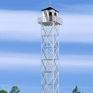 Tháp canh bảo vệ cho lửa lookout bảo vệ tháp kim loại trên tháp an ninh nhà tù - Product Image 5
