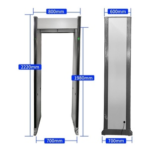 33 Bölgeli Endüstriyel <span class=keywords><strong>Metal</strong></span> Dedektörü, <span class=keywords><strong>Metal</strong></span> Algılamalı Kavisli Geçiş Kapısı Çerçevesi - Product Image 4