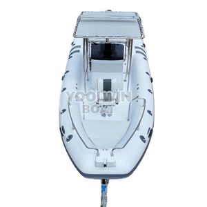 Bote Neumático Semirrígido de Fibra de Vidrio Hypalon con Certificación CE 680 Rescue para Aventuras al Aire Libre/Pesca/Turismo/Búsqueda - Product Image 1
