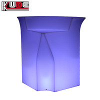 Bar lumineux LED portable à 16 couleurs changeantes avec télécommande, comptoir d'angle étanche en plastique PE pour bar et boîte de nuit