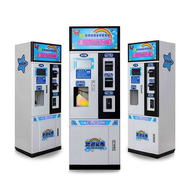Hot Selling Currency Changer Coin Exchange Machine Token Change Smart Automatic Indoor Vending Machine