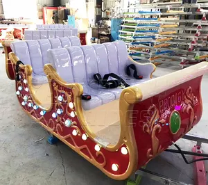 Parque Temático juegos de navidad eléctrico navidad niños Santa vía tren paseo para la venta