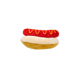 New Hamburger Family Bucket Set Puppy Dog <b>Plush</b> Toy Pet Doll Voice Toy - Product Image 6