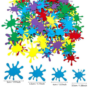 Decoraciones de Mesa con Confeti de Pintura DAMAI, Adornos para Lanzar en Fiestas, Confeti Colorido para Fiestas de Cumpleaños y Bodas - Product Image 3