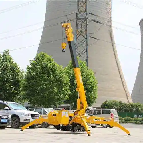 3 Ton Mini Spider Crawler Mini listrik, Derek USD untuk ruang sempit