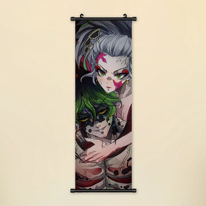Póster de Tela Colgante con Diseños de Anime Japonés de <span class=keywords><strong>Demon</strong></span> <span class=keywords><strong>Slayer</strong></span>, 70*25cm, 3000 Diseños, Póster Enrollable para Pared - Product Image 3