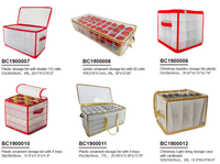 Organisateur de rangement intelligent en plastique, 112 compartiments, sac de rangement portable à fermeture éclair, grande capacité, chambre, intérieur, cuisine, voiture