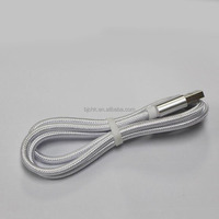 Câble USB Micro/Type-C/L en nylon tressé à charge rapide 3A, conducteur en cuivre pur pour appareils photo, smartphones, imprimantes - Vente en gros