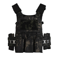Chaleco Táctico WOSPORT V5 de Liberación Rápida, Ligero, Duradero, Multifuncional, Sistema MOLLE, Material de Nailon, Aplicación de Seguridad