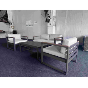 <span class=keywords><strong>Promotion</strong></span> d'usine Vente à <span class=keywords><strong>bas</strong></span> prix Ensemble <span class=keywords><strong>de</strong></span> canapés <span class=keywords><strong>de</strong></span> <span class=keywords><strong>jardin</strong></span> en rotin PE en aluminium Mobilier d'extérieur en osier pour terrasse et balcon - Product Image 6