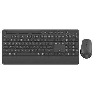Juego de teclado y ratón inalámbricos 2,4G portátil de <span class=keywords><strong>3</strong></span> estilos de alto rendimiento con soporte para teléfono móvil y tableta en stock - Product Image 2