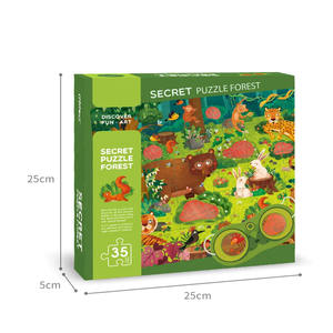 35件秘密拼图包括一副红色眼镜儿童益智玩具 - Product Image 5