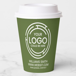Newsense Custom logo Single Double Wall take away Coffee <strong>Cup</strong> for Hot Drink with Lid Cardboard Disposable <strong>Paper</strong> <strong>Cups</strong> - Product Image 4