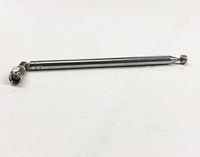 Antena de Radio FM Telescópica de Aluminio con Conector -M/BNC, 6 Secciones, 490 mm de Longitud Extensible