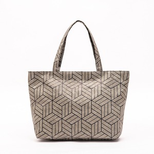 Sac fourre-tout simple, tendance, écologique, pour tous les jours, motif géométrique diamant - Product Image 1