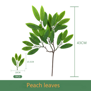 Ramas de Hojas de <span class=keywords><strong>Eucalipto</strong></span> Artificiales Pequeñas y Reciclables, Decoración de Escritorio, Hojas de Ficus Locust Verdes Económicas para Bodas, Hogar e Interiores - Product Image 5