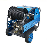 Nouvelle machine de nettoyage de canalisations à essence, pompe à jet d'eau chaude haute pression pour le lavage des camions et des pavés, garantie 1 an