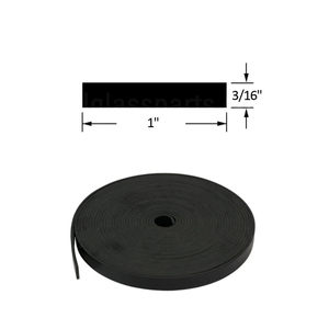 <strong>Rubber</strong> Setting <strong>Blocks</strong> for Glass, Shock Absorption Glass Cushion - Product Image 1