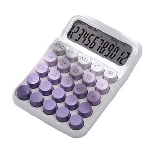 Calculadora Azul Cielo de 12 Dígitos con Doble Fuente de Alimentación para Estudiantes y Uso en Oficina - Product Image 3