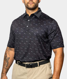 Polo de golf brodé de logo personnalisé de couleur unie vierge T-shirt de polo d'uniforme de personnel Chemise de golf personnalisée unisexe - Product Image 5