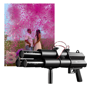 Gender Reveal Wedding <strong>DJ</strong> SFX Powerful <strong>DJ</strong> Metal Confetti Cannon 20W Three Heads Electric Shooter for Celebration and Performance - Product Image 2