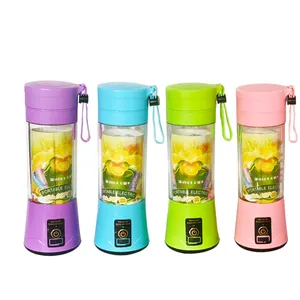 Groothandel Commerciële Elektrische Oplaadbare Fruit Juicer Mixer Mini Usb Hand Draagbare Blender